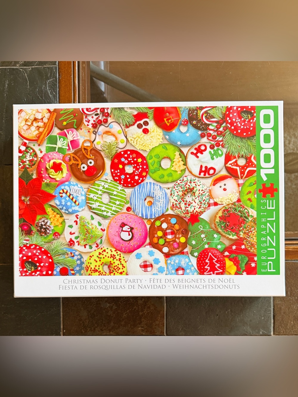 Christmas Donuts 1000 Piece Puzzle by Eurographics